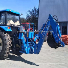 Jamaica Hot Selling Digging Machine Lw-7 Small Wheel Garden Tractor Attached Backhoe with Ce Certificate